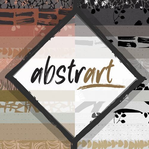 AbstrArt Bark Stamps Shine - 4.5 Yards Backing