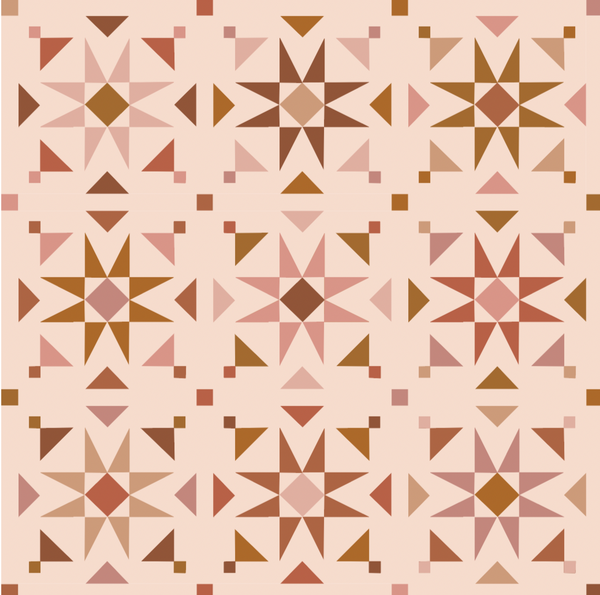 Mosaic Star Quilt Kit ~ Pasadena Boho