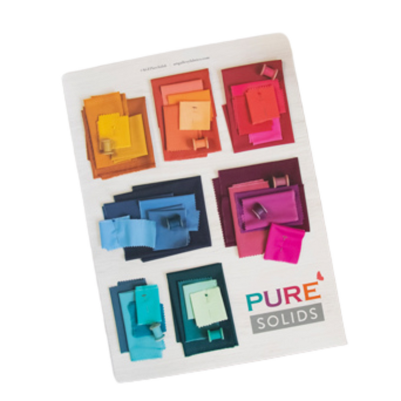 Art Gallery Fabrics ~ 2023 Pure Solids Color Card ~ 162 Colors